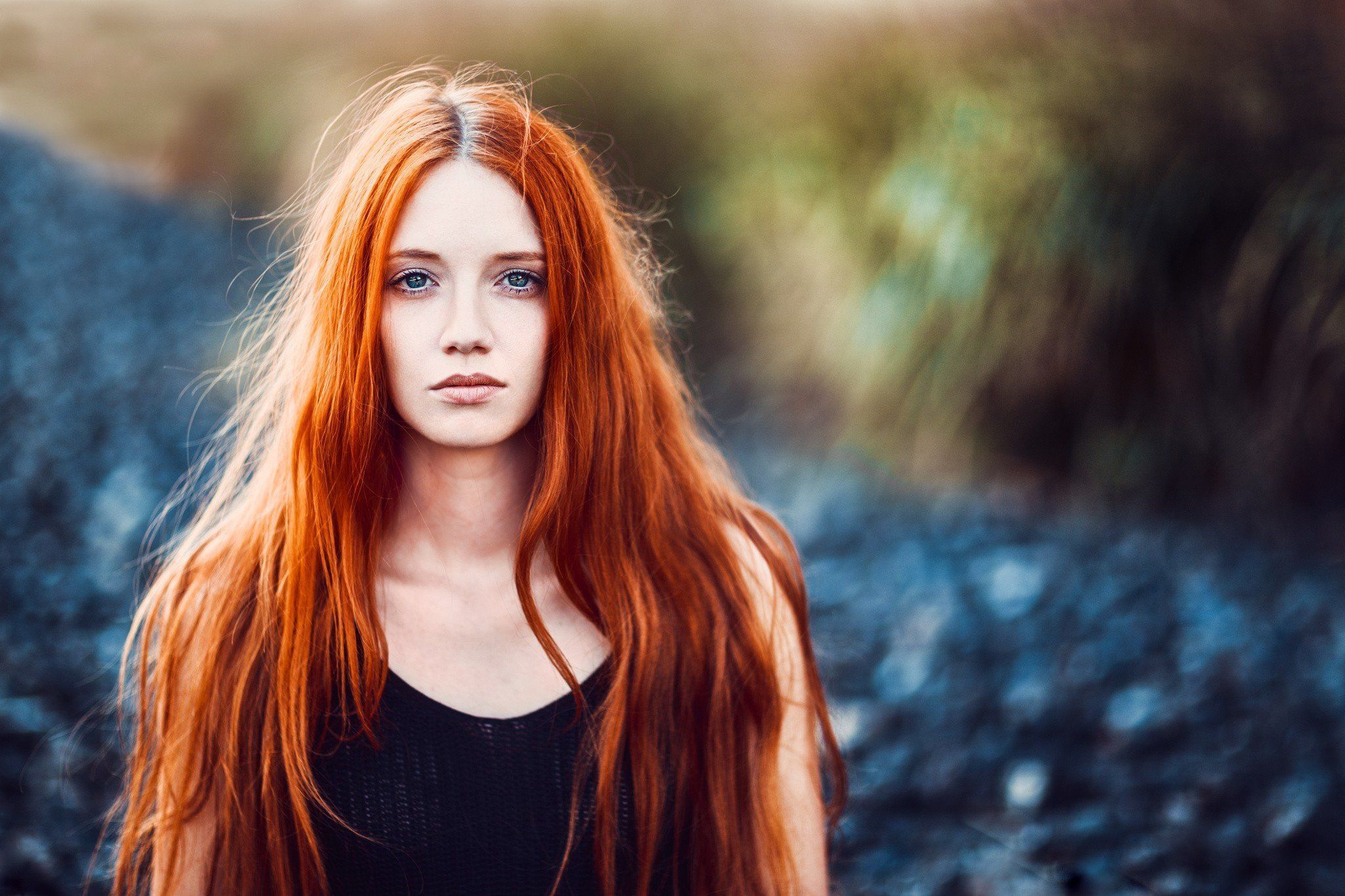 Female model redhead