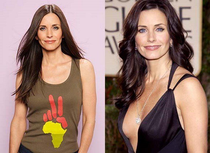 Boob courteney cox pic