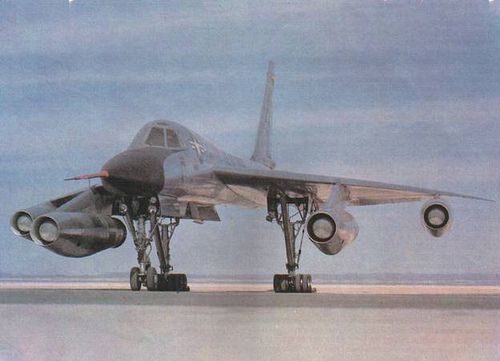 Supersonic bomber b-58 hustler