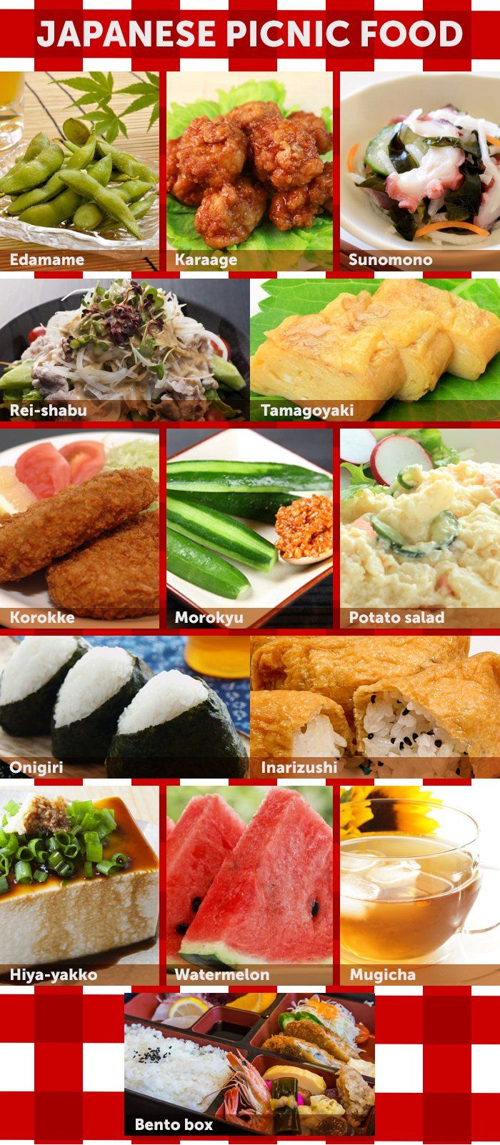 best of Picnic menu Asian